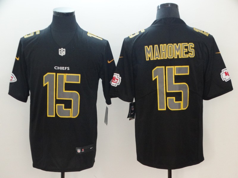 Men's Kansas City Chiefs Patrick Mahomes Black Alternate Jersey